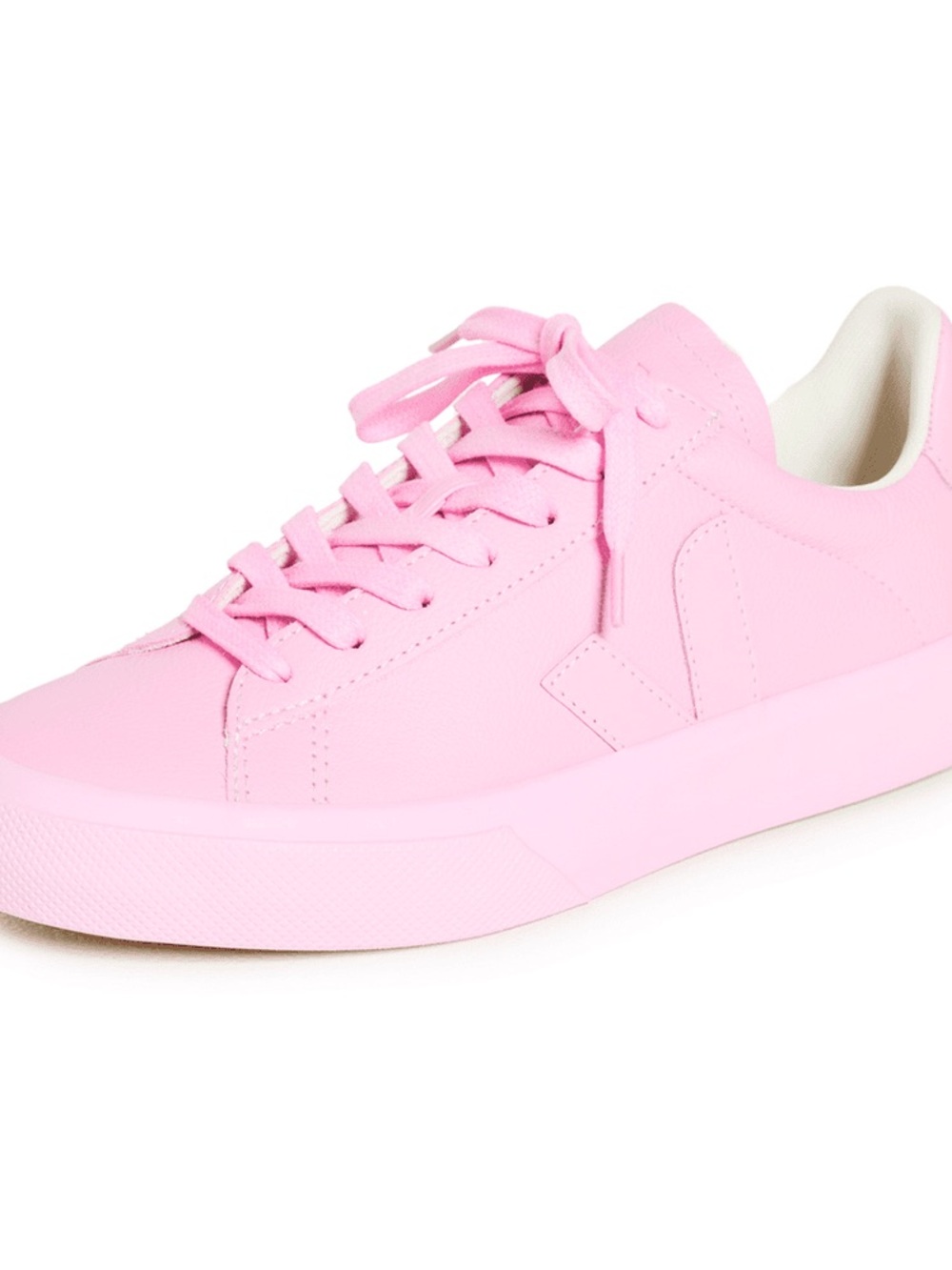 Veja x Mansur Gavriel Pink Leather Low-Top Sneakers
